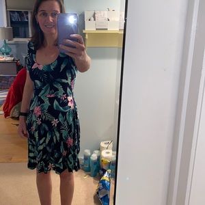 Blue and pink floral old navy dress